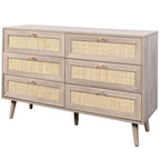 Willow Rattan 3 Door Wardrobe 3 Piece Bedroom Set