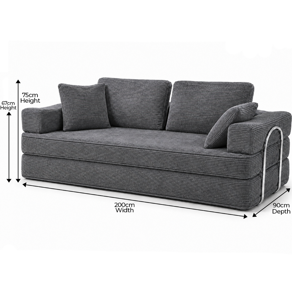 Flex 3 Seater Boneless Compressed Sofa Bed