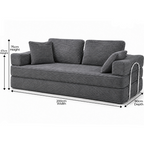 Flex 3 Seater Boneless Compressed Sofa Bed