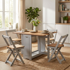 Santos Butterfly Folding Space Saving Dining Set