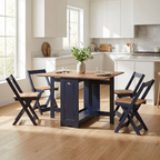 Santos Butterfly Folding Space Saving Dining Set
