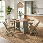 Santos Butterfly Folding Space Saving Dining Set