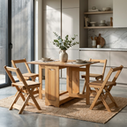 Santos Butterfly Folding Space Saving Dining Set