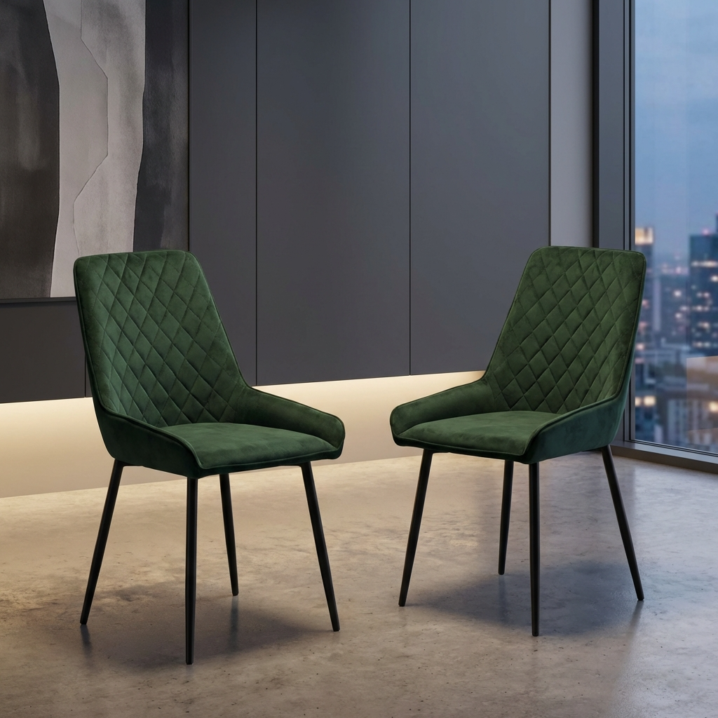 Pair of Avery Velvet Chairs