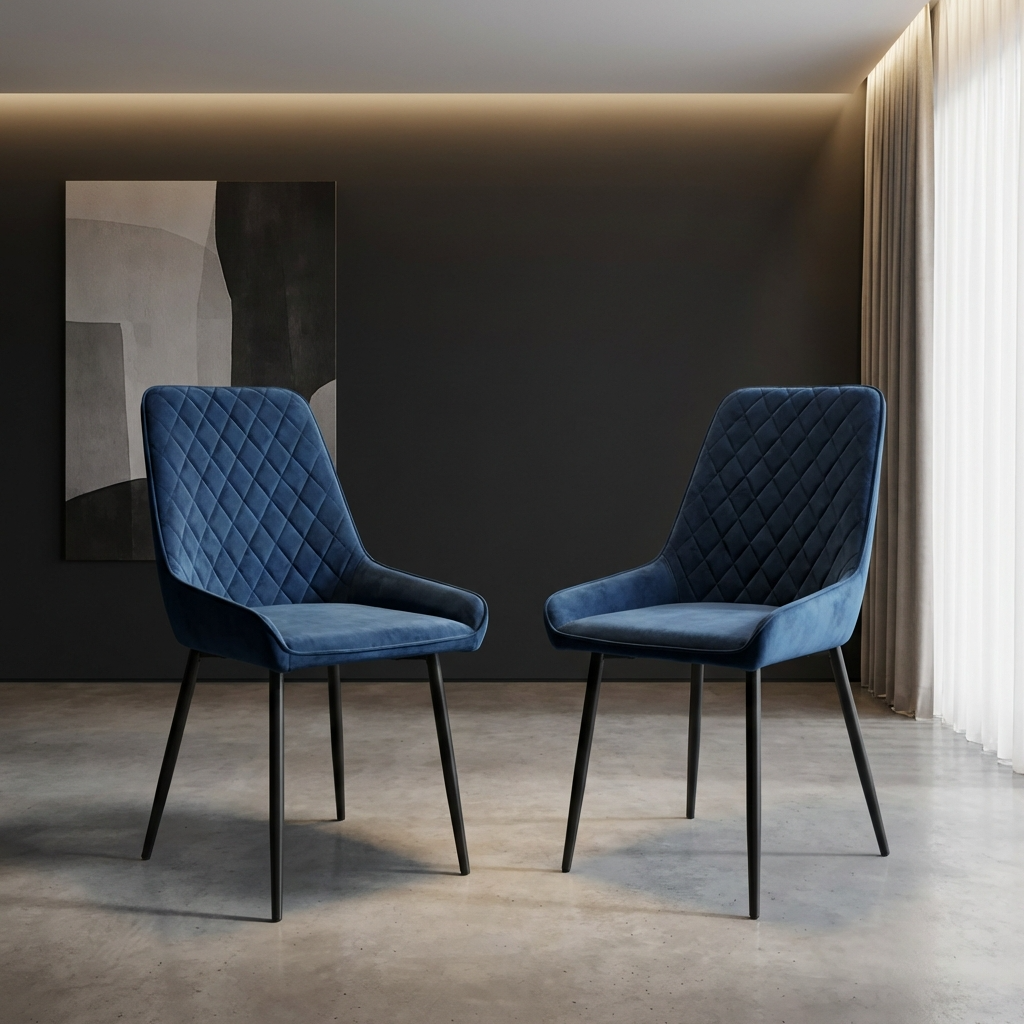 Pair of Avery Velvet Chairs