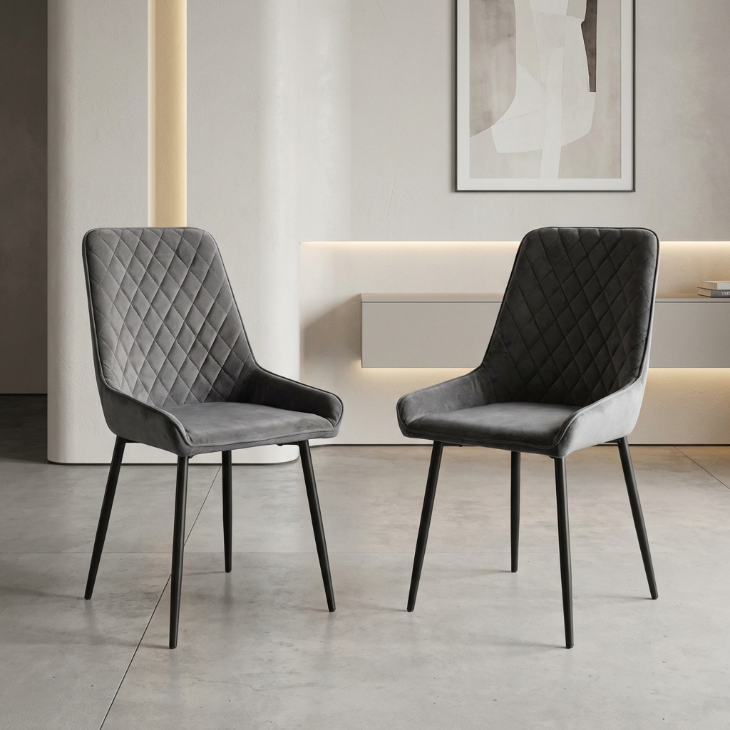 Pair of Avery Velvet Chairs