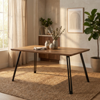 Quebec Straight Edge Dining Table