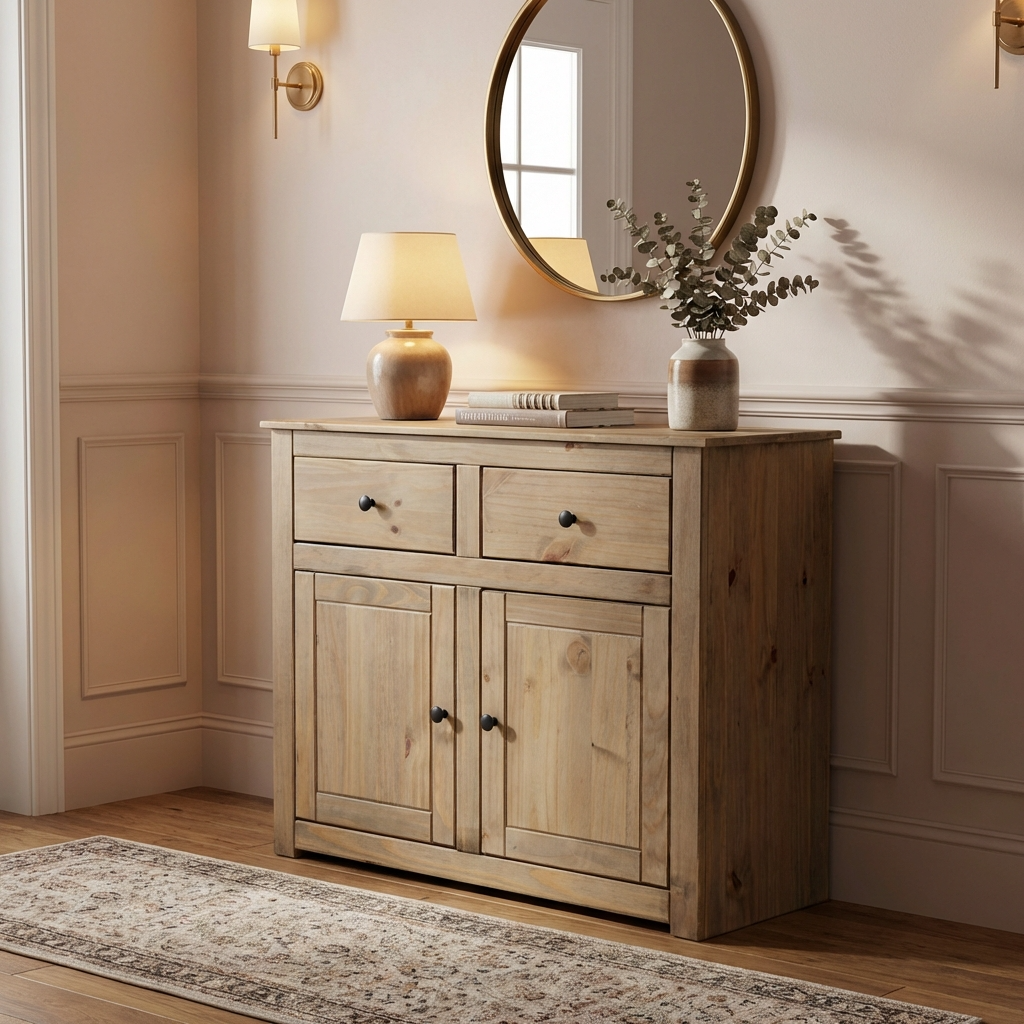 Panama 2 Door 2 Drawer Sideboard