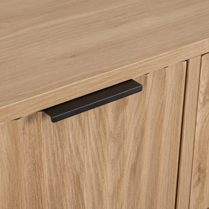 Miami Ridged 2 Door 3 Drawer Fluted Sideboard