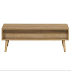 Manila Rattan Effect Coffee Table with Storage Drawer