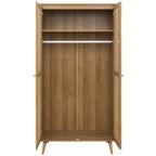 Manila Rattan 2 Door Wardrobe 3 Piece Bedroom Set
