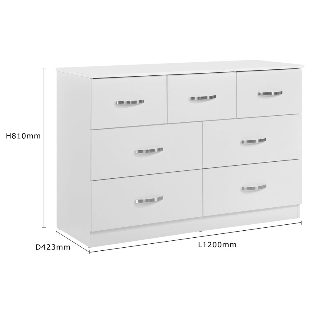Paddington 7 Drawer Chest of Drawers