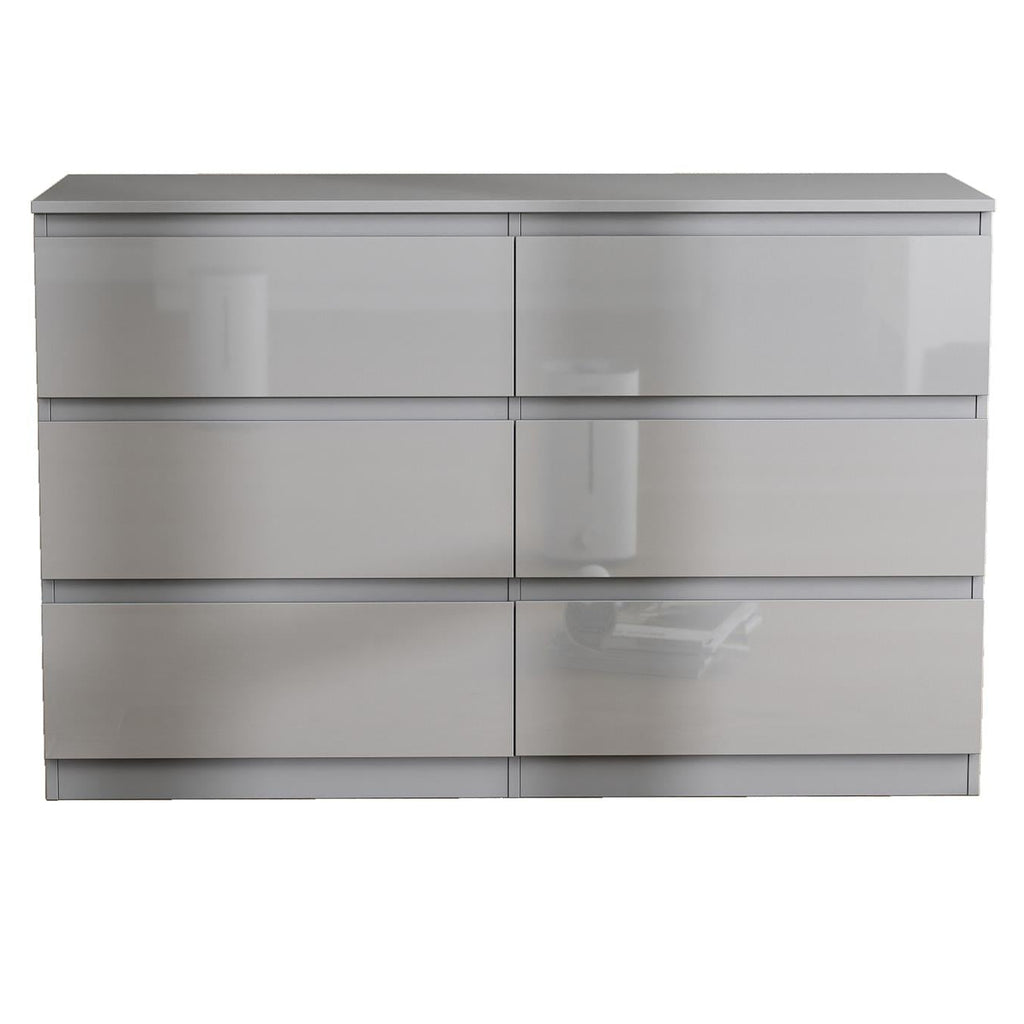 Soho 2 Door Wardrobe, 6 Drawer Chest & Bedside Tables 4 Piece Bedroom Set
