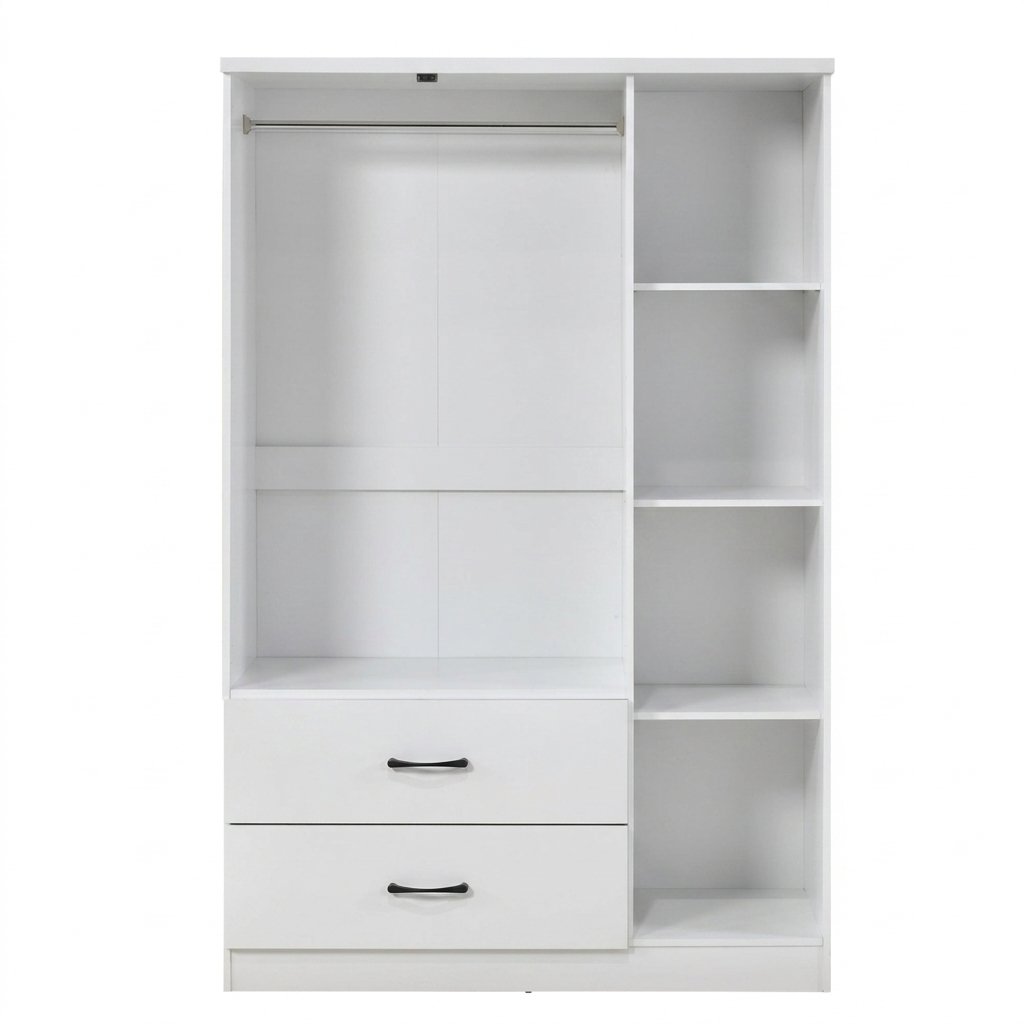 Paddington 3 Door Wardrobe & 3+2 Drawer Chest 3 Piece Bedroom Set