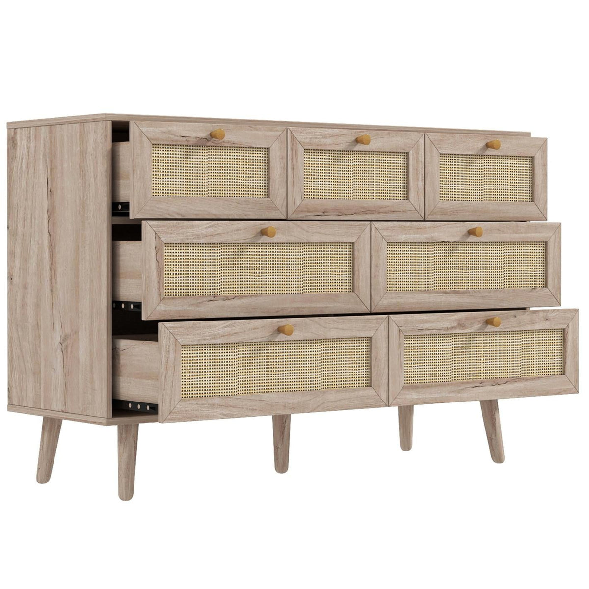 Willow Rattan 7 Drawer Chest of Drawers