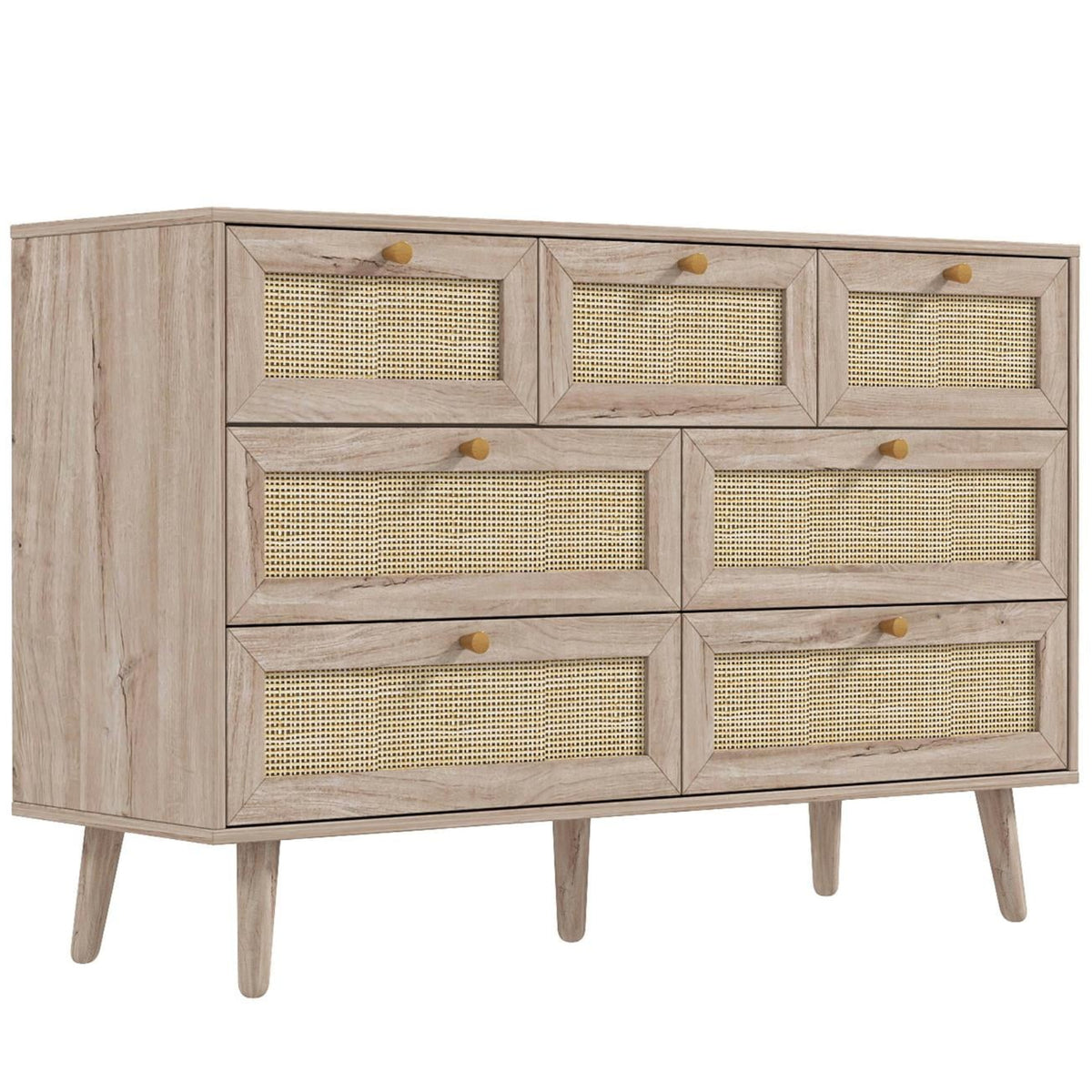 Willow Rattan 7 Drawer Chest of Drawers