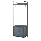 Alva Open Wardrobe Set with 2 Drawers & 4 Shelves