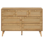 Manila Rattan 7 Drawer Chest of Drawers