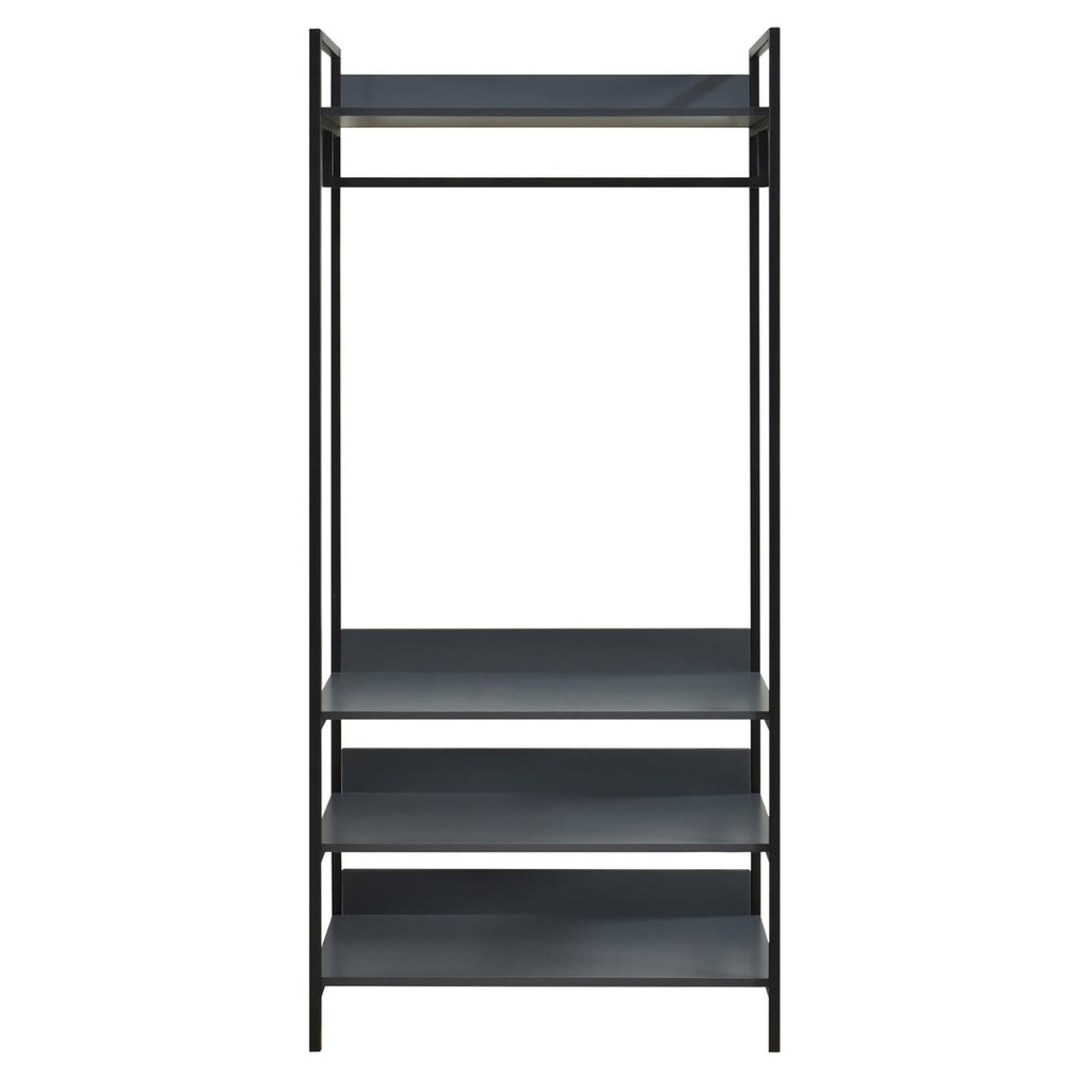 Alva Open Wardrobe with 4 Shelves