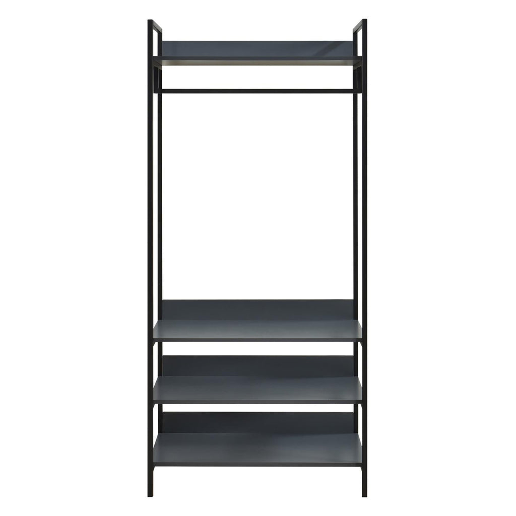 Alva Open Wardrobe with 2 Drawers 3 Piece Bedroom Set