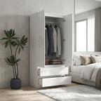 Soho 2 Door 2 Drawer Wardrobe