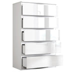 Soho 3 Door Wardrobe, 5 Drawer Chest & Bedside Tables 4 Piece Bedroom Set