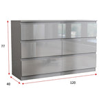 Soho 2 Door Wardrobe, 6 Drawer Chest & Bedside Tables 4 Piece Bedroom Set