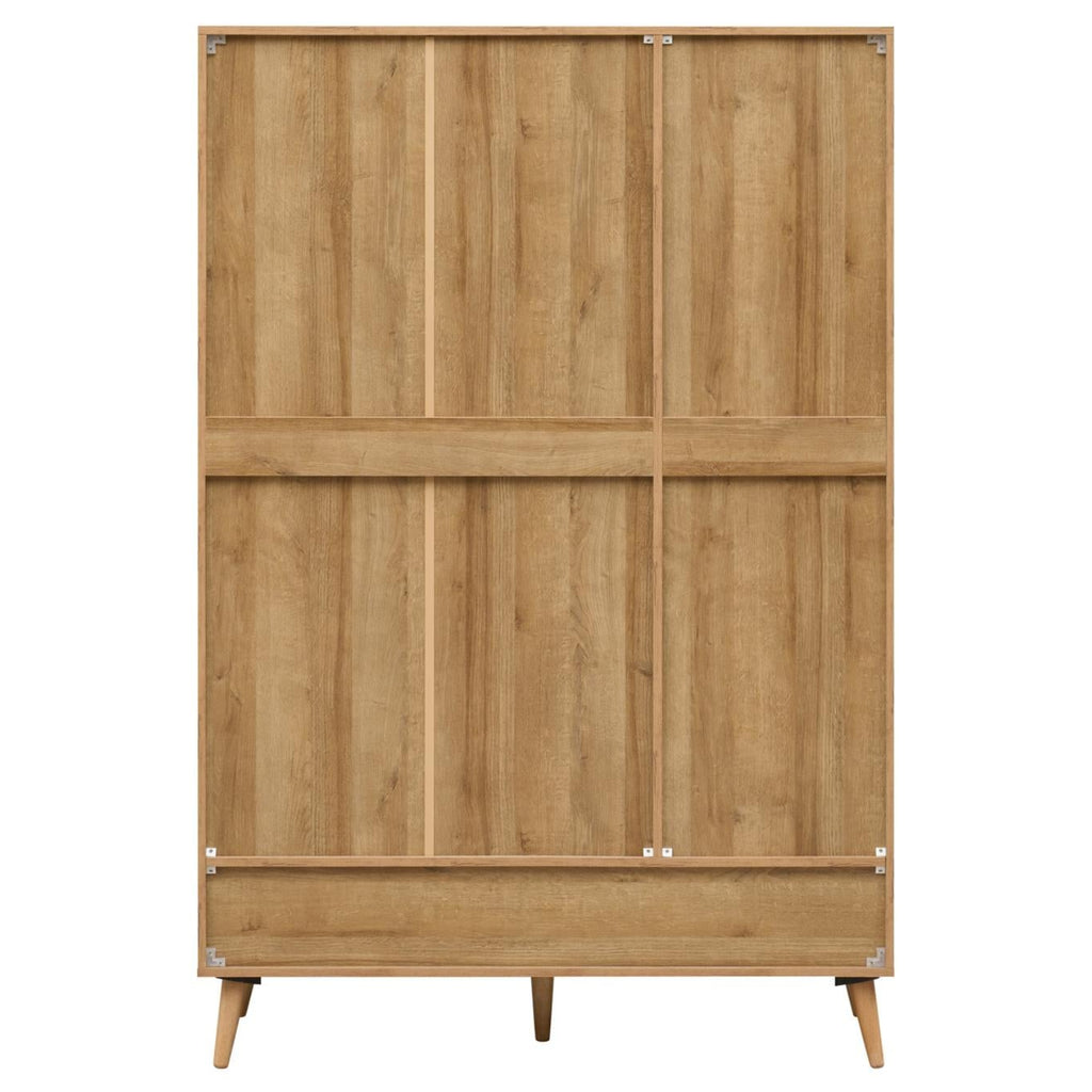 Manila Rattan 3 Door 2 Drawer Triple Wardrobe