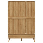 Manila Rattan 3 Door 2 Drawer Triple Wardrobe