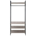 Alva Open Wardrobe Set with 2 Drawers & 4 Shelves