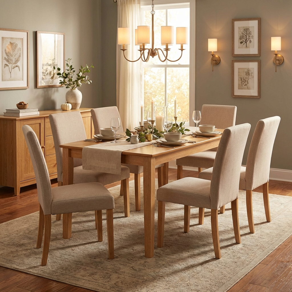 Easton 6 Seater Rectangular Dining Table