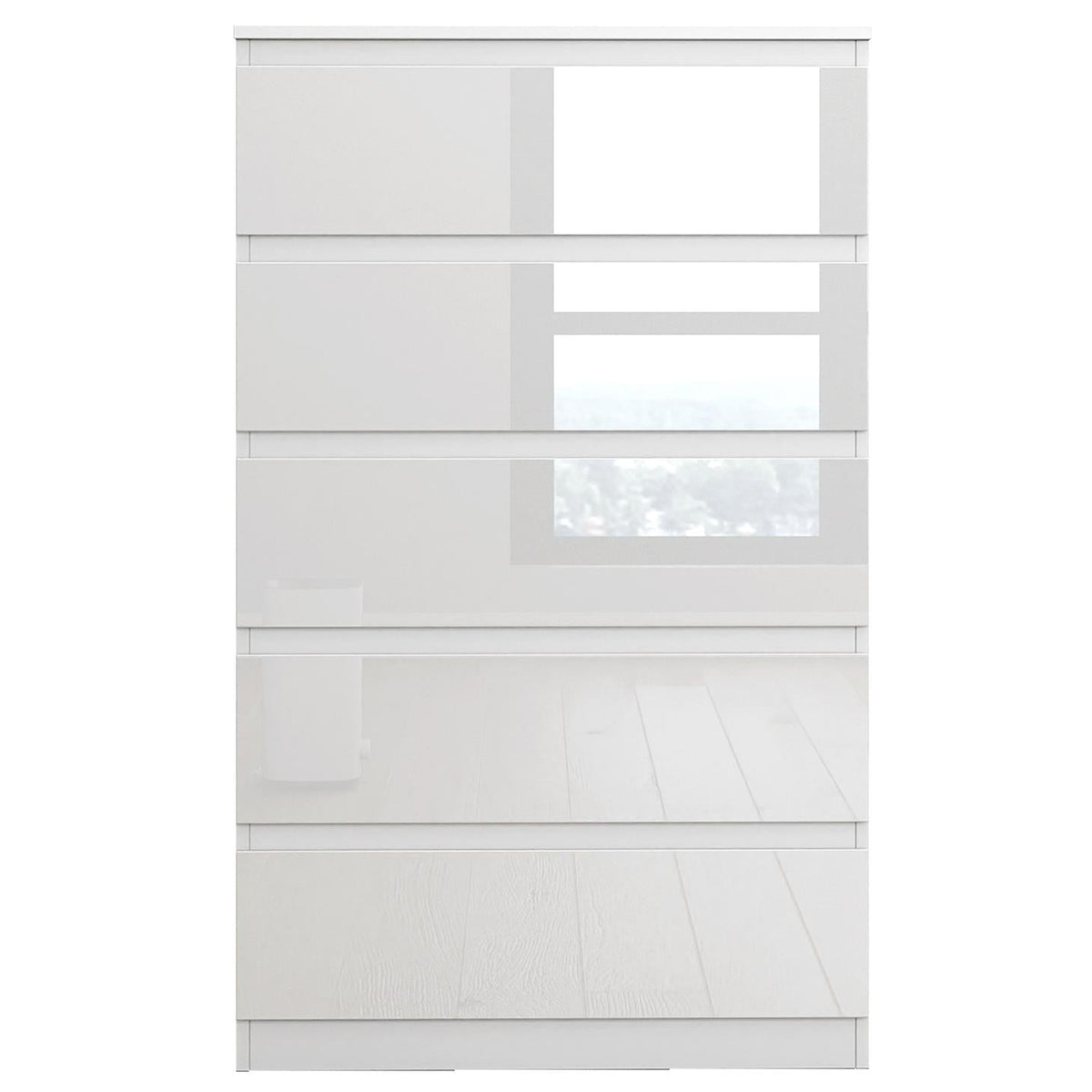 Soho 3 Door Wardrobe, 5 Drawer Chest & Bedside Tables 4 Piece Bedroom Set