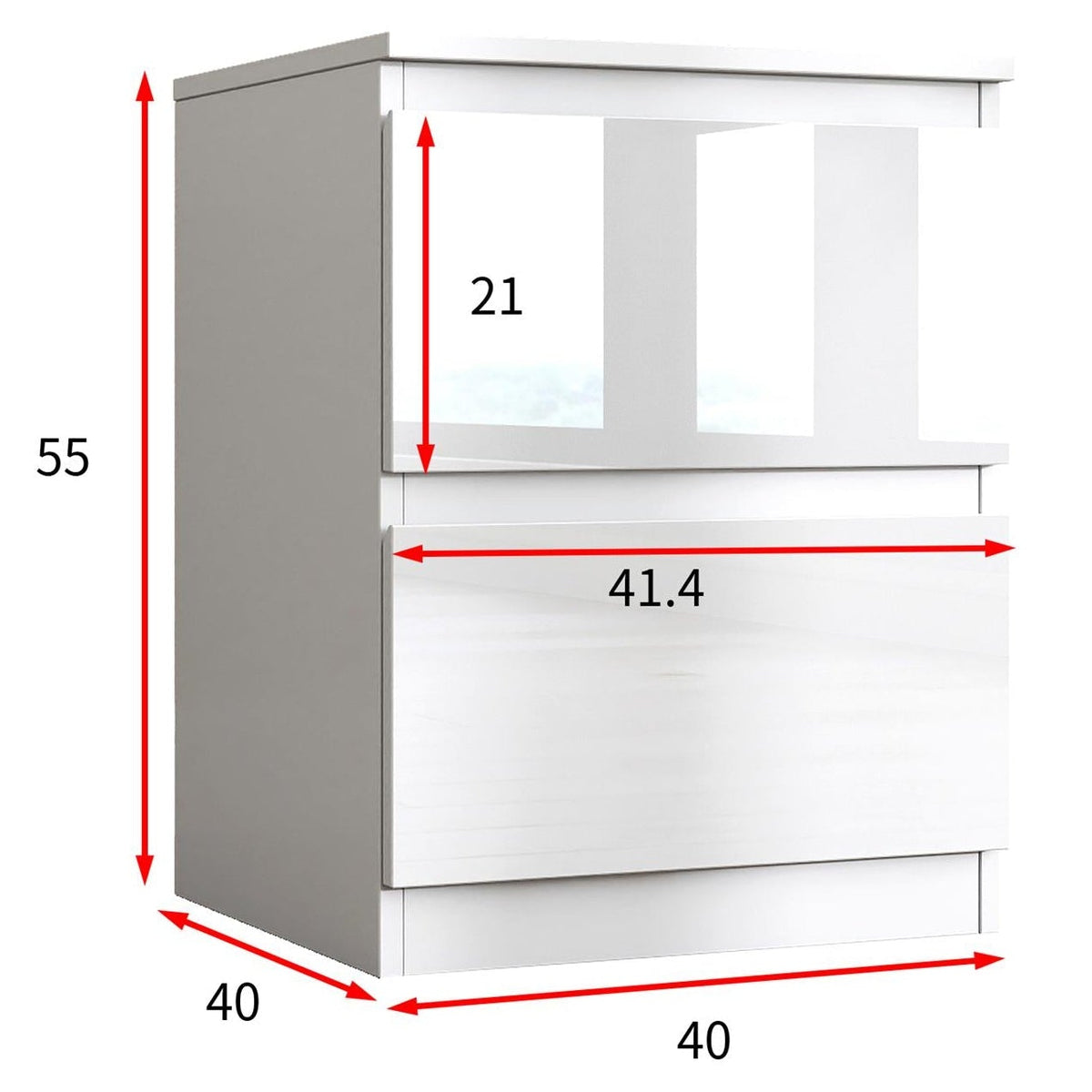 Soho 3 Door Wardrobe, 4 Drawer Chest & Bedside Tables 4 Piece Bedroom Set