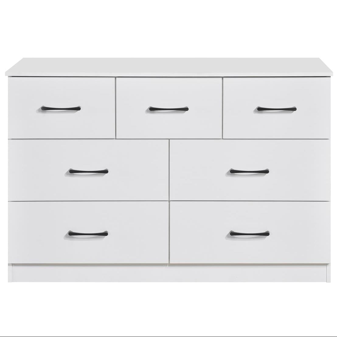 Paddington 4 Door Wardrobe & 7 Drawer Chest 3 Piece Bedroom Set