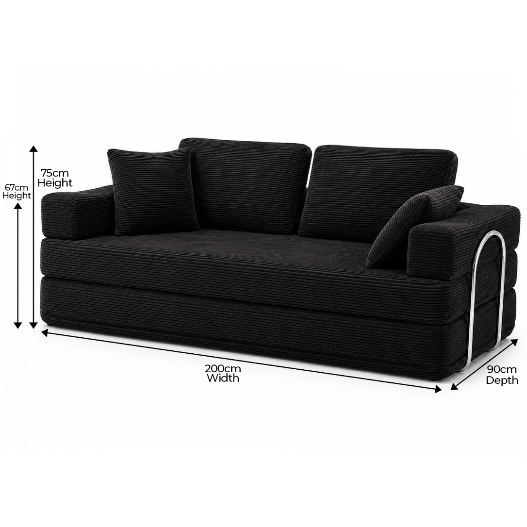 Flex 3 Seater Boneless Compressed Sofa Bed
