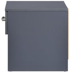 Highbury 2 Door Double Wardrobe & 1 Drawer Bedside 2 Piece Bedroom Set