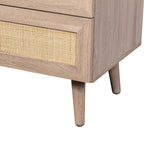 Willow Rattan 3 Door Wardrobe 3 Piece Bedroom Set