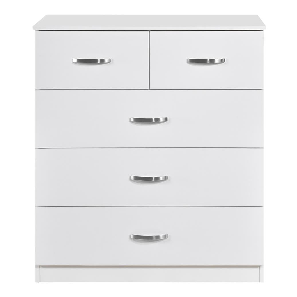 Paddington 3 Door Wardrobe & 3+2 Drawer Chest 3 Piece Bedroom Set