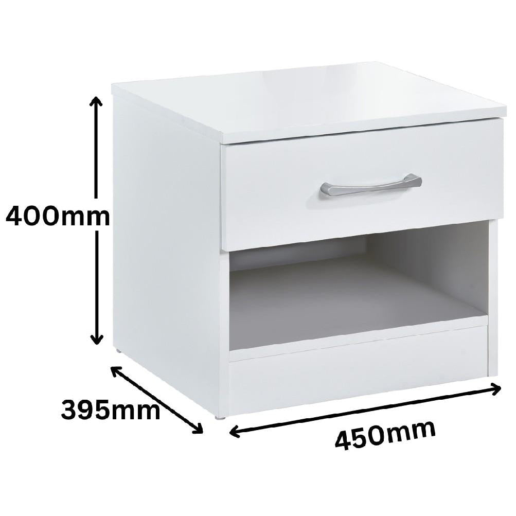 Highbury 3 Piece Bedroom Set with 2 Door Double Wardrobe