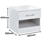 Highbury 3 Piece Bedroom Set with 2 Door Double Wardrobe