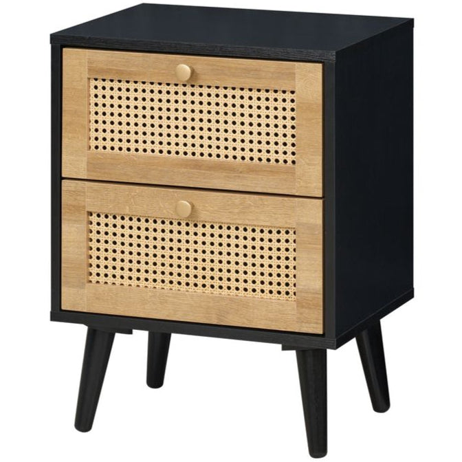 Manila Rattan 2 Door Wardrobe 3 Piece Bedroom Set
