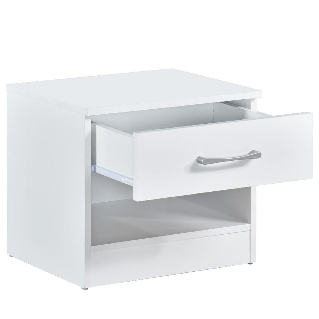 Highbury 3 Drawer Chest of Drawers & 1 Drawer Bedside 3 Piece Bedroom Set