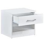 Highbury 3 Drawer Chest of Drawers & 1 Drawer Bedside 2 Piece Bedroom Set