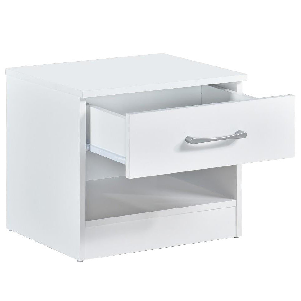 Highbury 3 Drawer Chest of Drawers & 1 Drawer Bedside 2 Piece Bedroom Set
