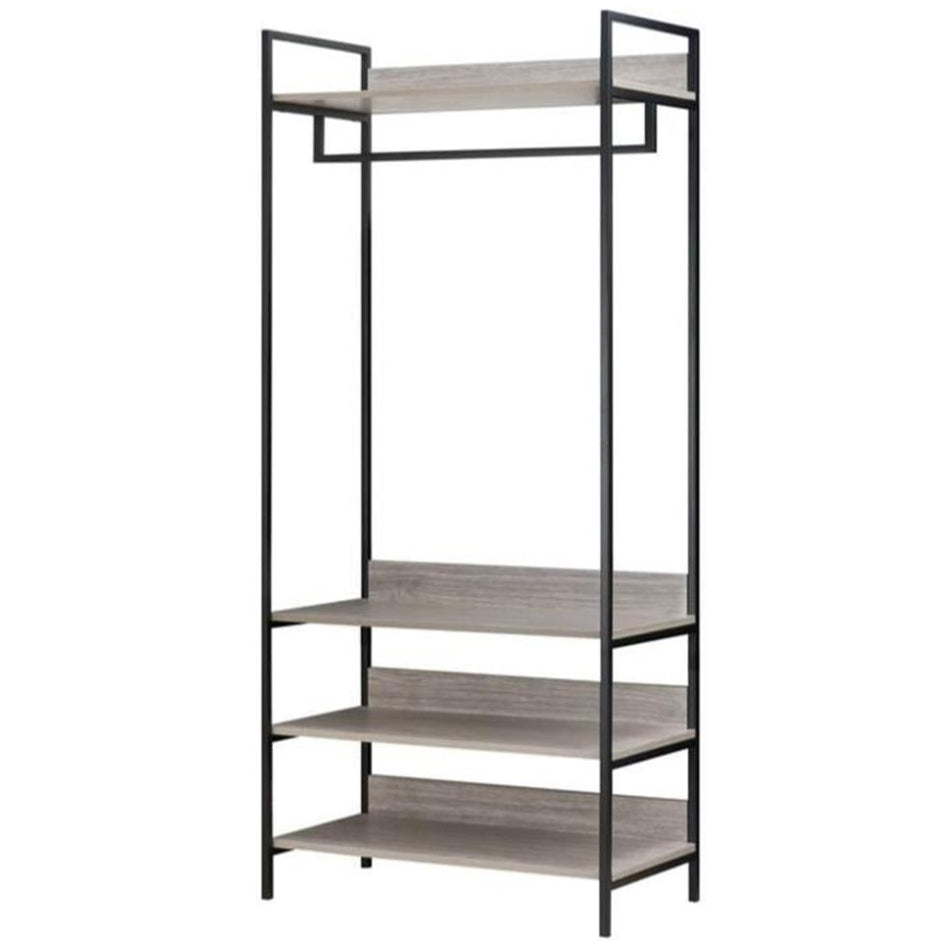 Alva Open Wardrobe with 4 Shelves