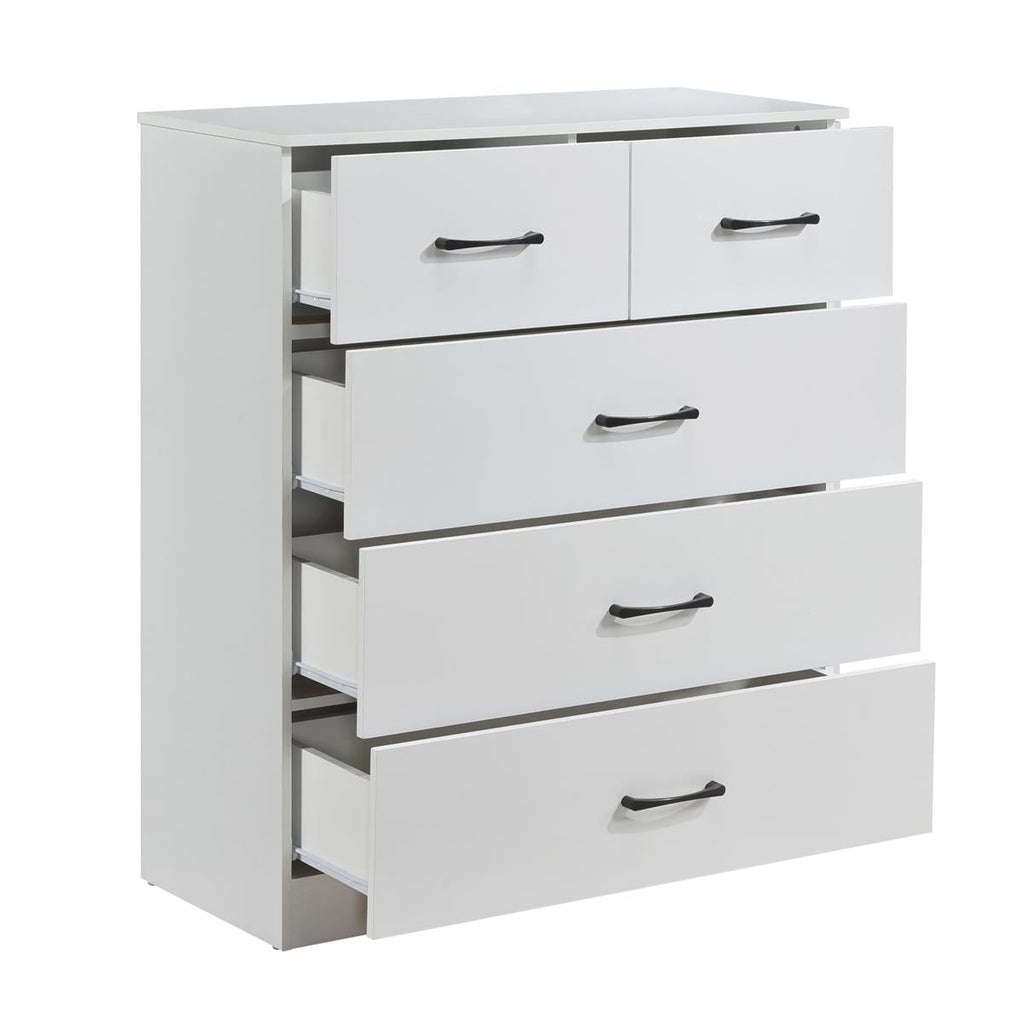 Paddington 3 Door Wardrobe & 3+2 Drawer Chest 3 Piece Bedroom Set