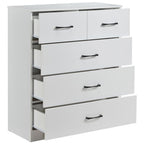 Paddington 3 Door Wardrobe & 3+2 Drawer Chest 4 Piece Bedroom Set