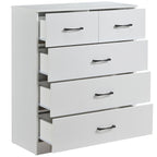 Paddington 4 Door Wardrobe & 3+2 Drawer Chest 3 Piece Bedroom Set