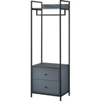 Alva Open Wardrobe with 2 Drawers 3 Piece Bedroom Set