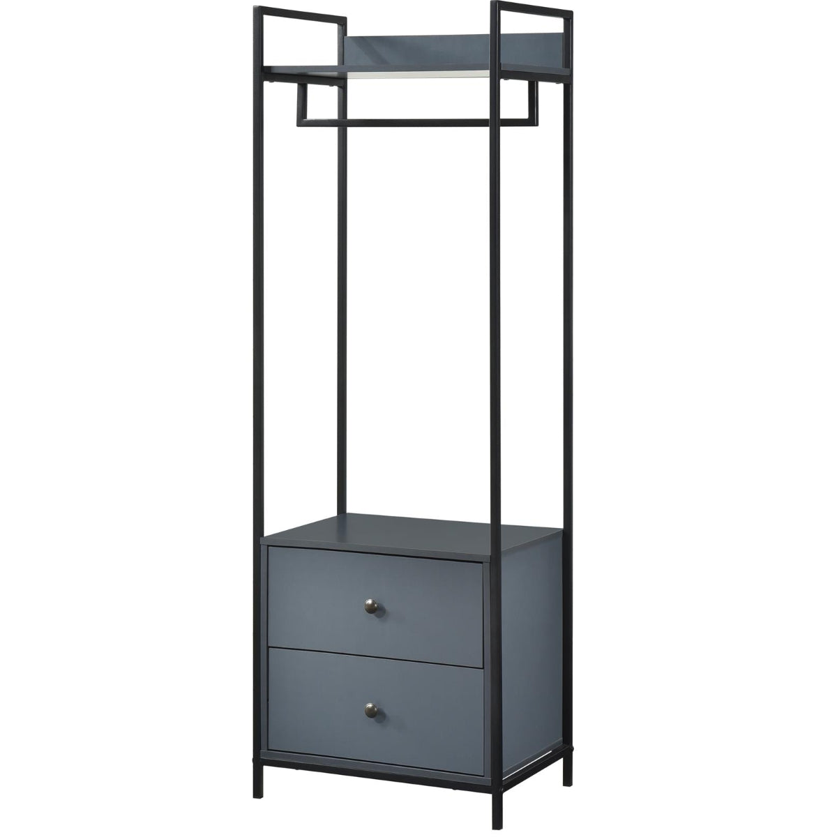 Alva Open Wardrobe with 2 Drawers 3 Piece Bedroom Set